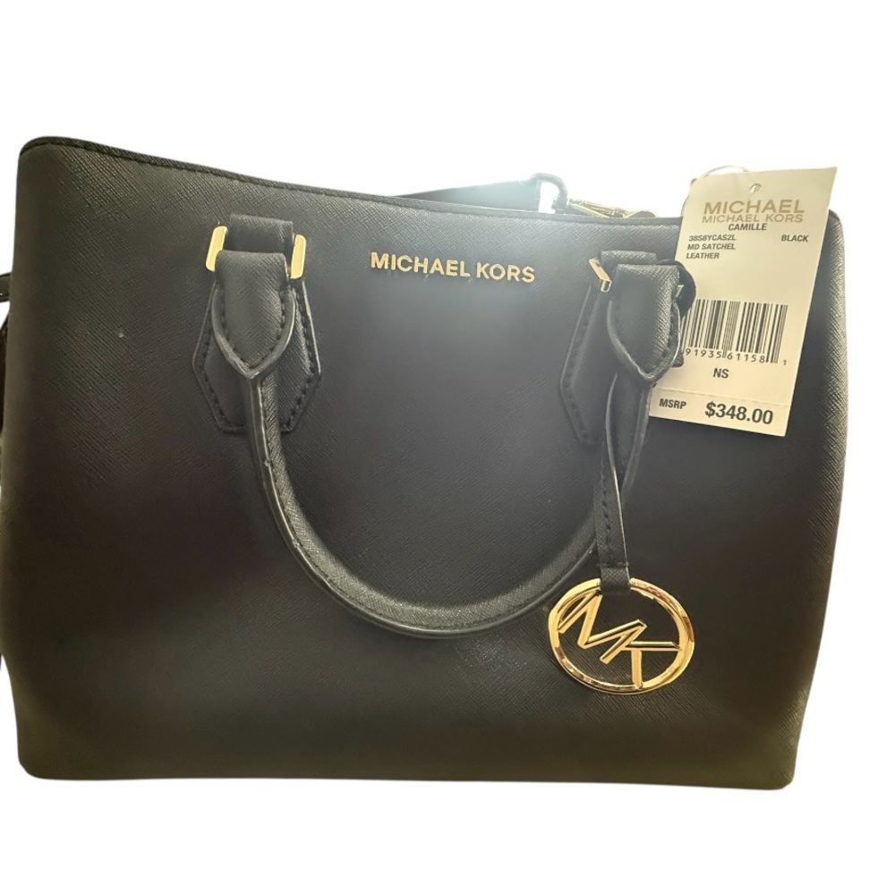 Michael Kors Black Handbag - Picture 2 of 16